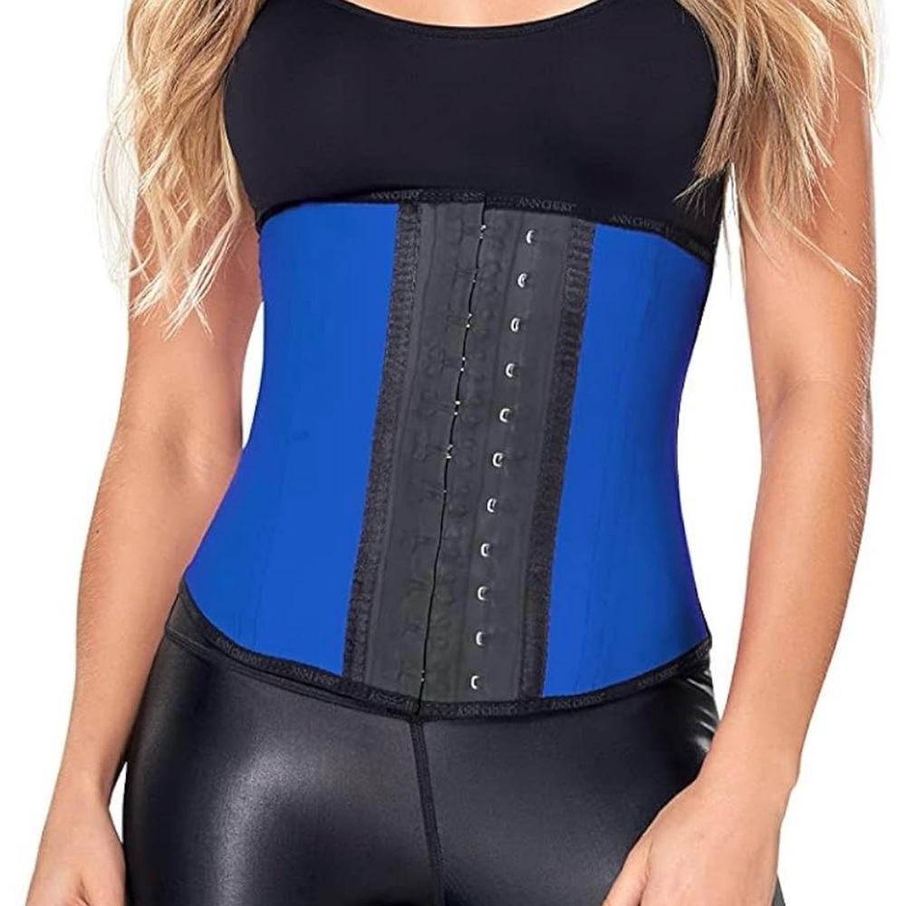 NWT ANN CHERY Corset Waist Trainer/Cincher in Blue